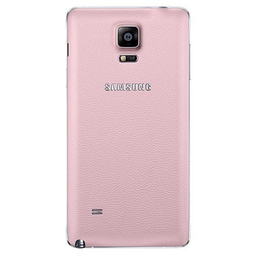Galaxy Note 4 N910 ile Uyumlu Arka Kapak Pembe EF-ON910SPEGWW