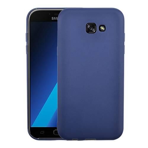 Galaxy A5 2017 ile Uyumlu Silikon Kılıf Lacivert