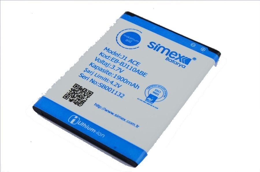 Simex Galaxy J1 Ace ile Uyumlu Batarya