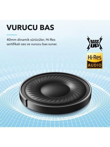Anker Soundcore Q21i NC Kulak Üstü Bluetooth Kulaklık - Siyah