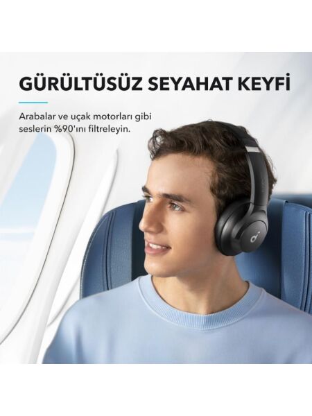 Anker Soundcore Q21i NC Kulak Üstü Bluetooth Kulaklık - Siyah
