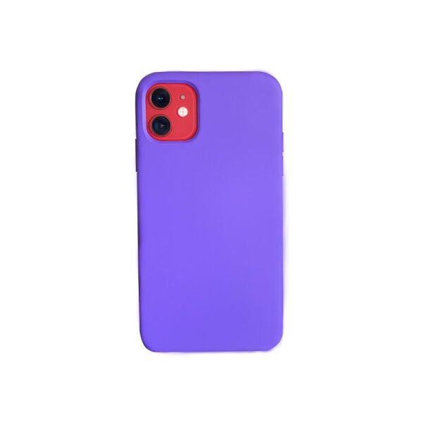 iPhone 11 ile Uyumlu Cappy Silikon Kılıf Mor