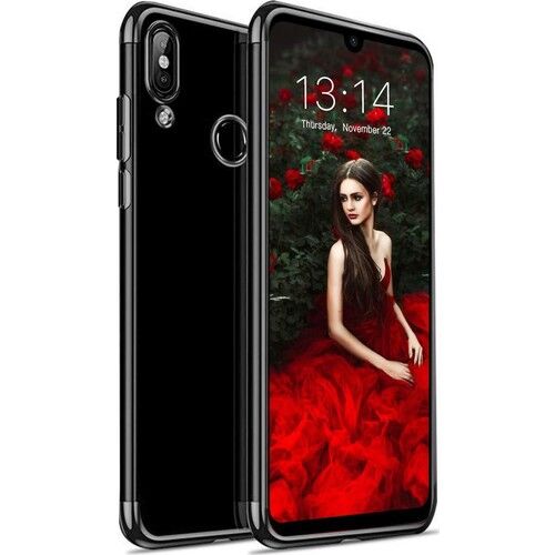 Zore Redmi Note 7 ile Uyumlu Glitter Silikon Kılıf Siyah