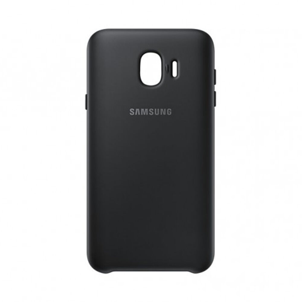 Galaxy J4 2018 ile Uyumlu Dual Layer Sert Kılıf Siyah