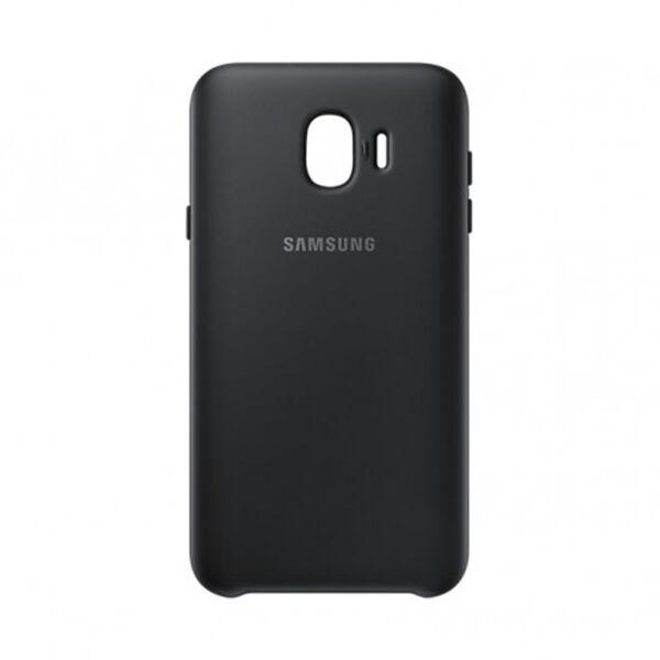Galaxy J4 2018 ile Uyumlu Dual Layer Sert Kılıf Siyah