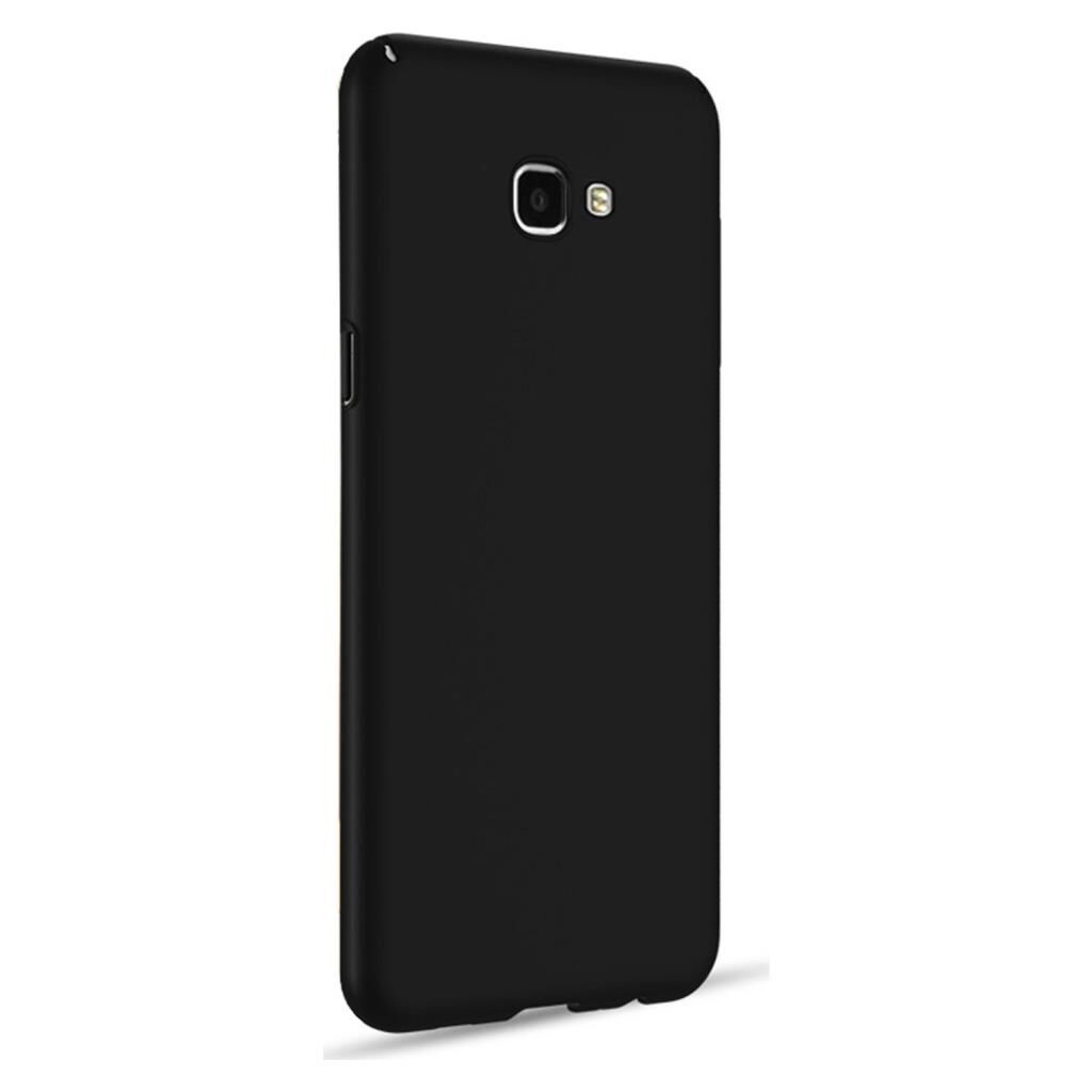 Galaxy A7 2017 ile Uyumlu Rubber Sert Kılıf Siyah
