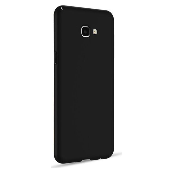 Galaxy A7 2017 ile Uyumlu Rubber Sert Kılıf Siyah