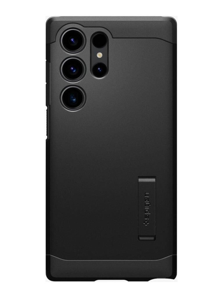 Spigen Galaxy S23 Ultra ile Uyumlu Kılıf Tough Armor Black