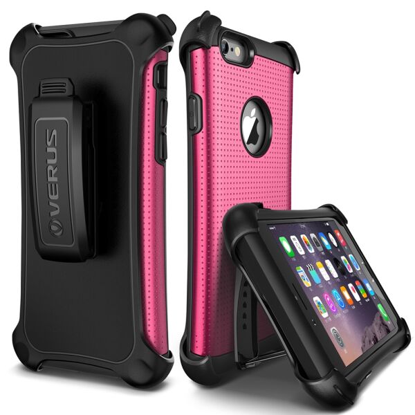 Verus iPhone 6/6S 4.7 ile Uyumlu Hard Drop Active Kılıf Hot Pink