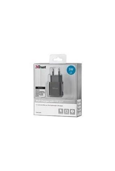 Trust 19160 5W Duvar Şarj Cihazı Siyah