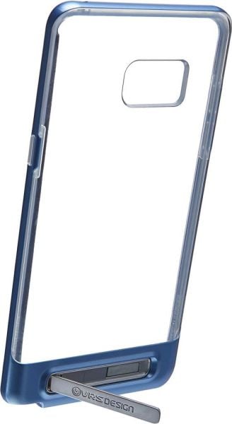 VRS Design Galaxy Note FE ile Uyumlu Crystal Bumper Kılıf Blue Coral