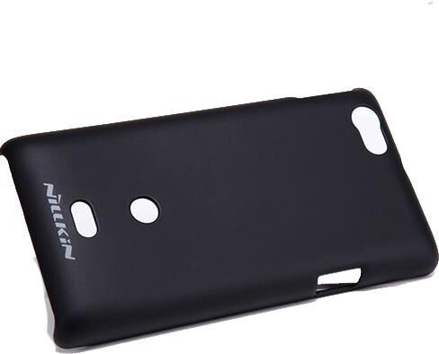 Nillkin Xperia Miro ile Uyumlu Sert Kauçuk Kılıf Siyah