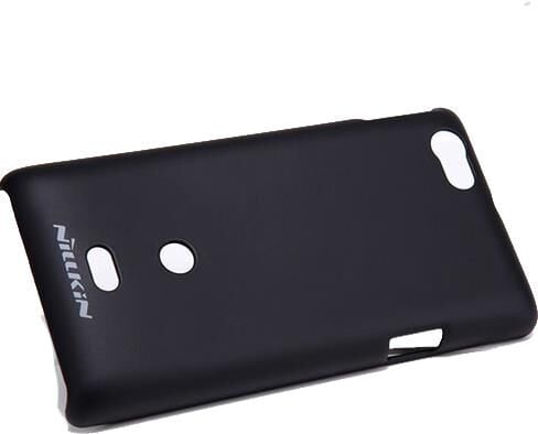 Nillkin Xperia Miro ile Uyumlu Sert Kauçuk Kılıf Siyah