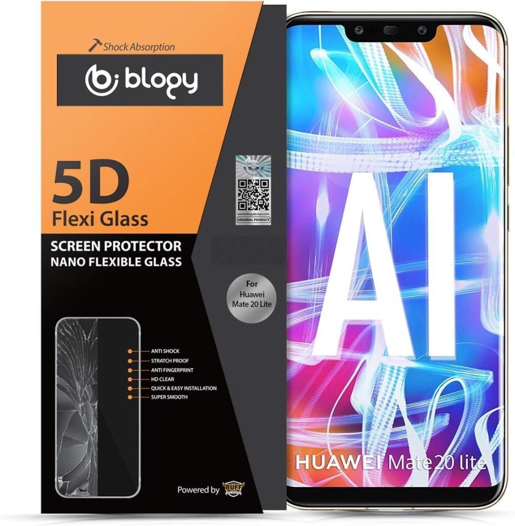 Blogy Mate 20 Lite ile Uyumlu Flexi 5D Ekran Koruyucu