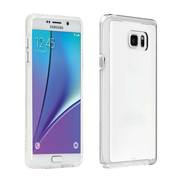 Galaxy Note 5 ile Uyumlu Sert Kılıf Şeffaf (Out)