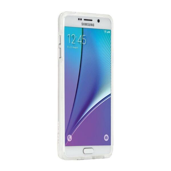 Galaxy Note 5 ile Uyumlu Sert Kılıf Şeffaf (Out)