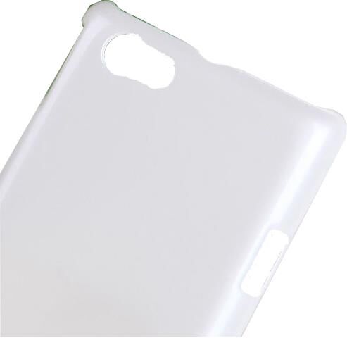 Nillkin Xperia Miro ile Uyumlu Parlak Sert Kauçuk Kılıf Beyaz