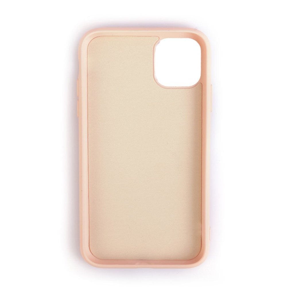 iPhone 11 Pro ile Uyumlu Cappy Silikon Kılıf Pudra