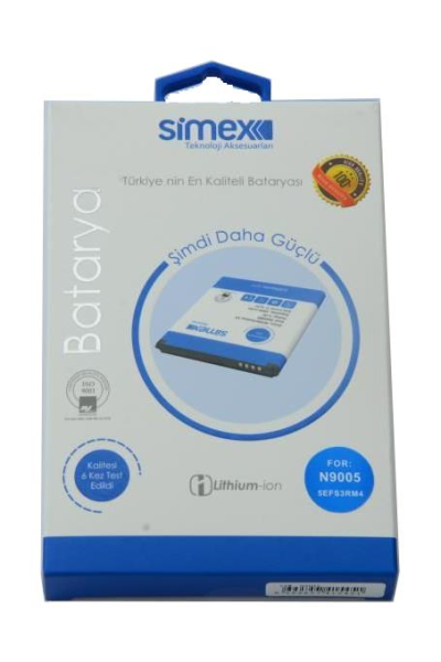Simex N9005 Galaxy Note 3 ile Uyumlu Batarya