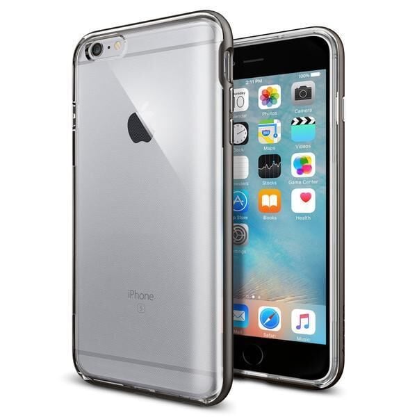 Spigen iPhone 6s Plus/6 Plus ile Uyumlu Kılıf Neo Hybrid EX Gunmetal