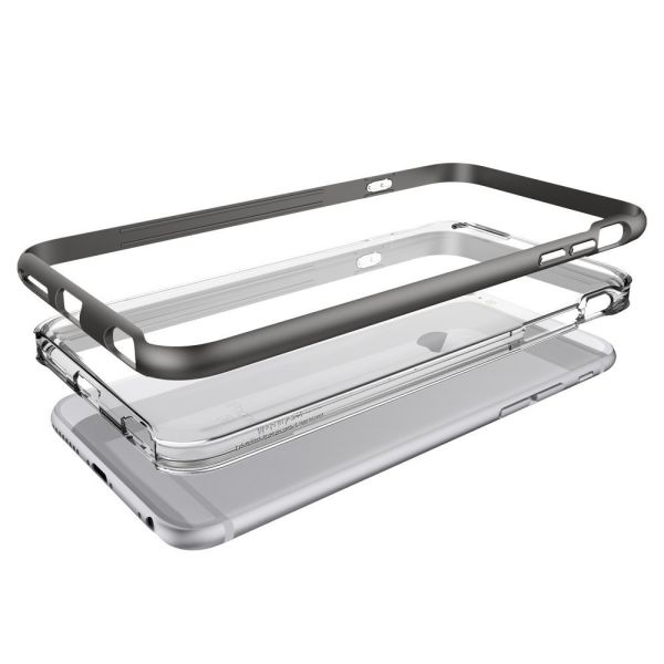 Spigen iPhone 6s Plus/6 Plus ile Uyumlu Kılıf Neo Hybrid EX Gunmetal