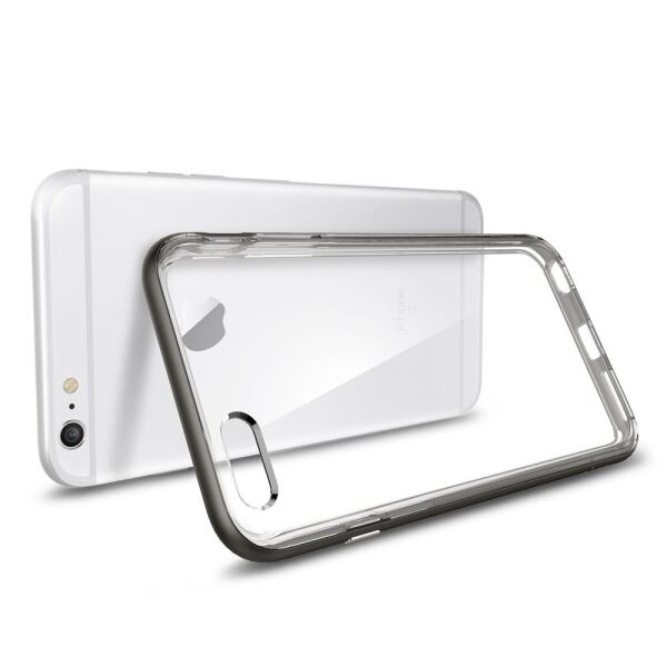 Spigen iPhone 6s Plus/6 Plus ile Uyumlu Kılıf Neo Hybrid EX Gunmetal