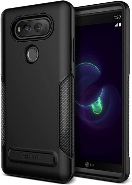 VRS Design V20 ile Uyumlu New Carbon Fit Kılıf Black