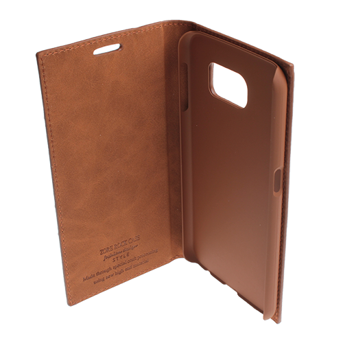 Galaxy S6 ile Uyumlu Kılıf Rock Serisi Kapaklı Taba