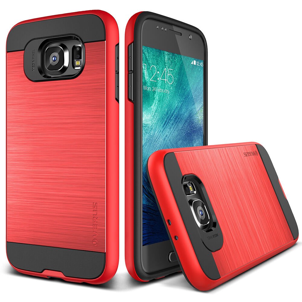 Verus Galaxy S6 ile Uyumlu Case Verge Kılıf Crimson Red