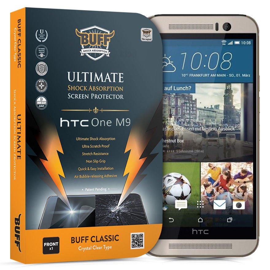 Buff One M9 ile Uyumlu Darbe Emici Film