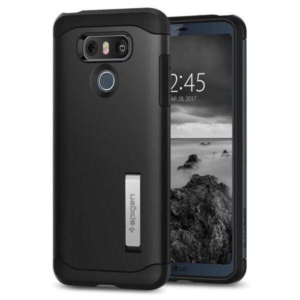 Spigen G6 ile Uyumlu Kılıf Slim Armor Black