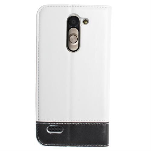 L Bello ile Uyumlu Kılıf Pencereli Model Kapaklı Beyaz