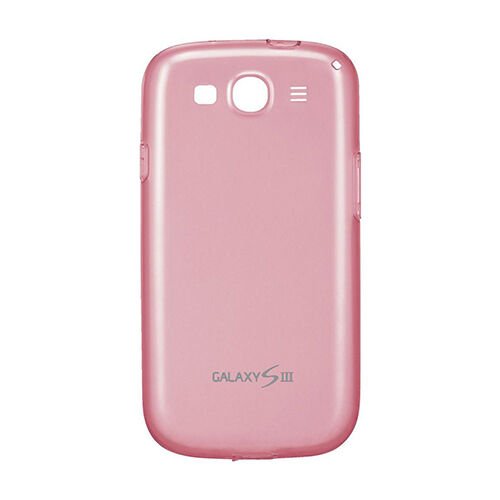 Galaxy S3 i9300 ile Uyumlu Protective Cover Kılıf Pembe EFC-1G6WPECSTD