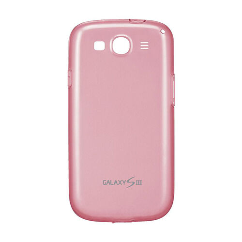 Galaxy S3 i9300 ile Uyumlu Protective Cover Kılıf Pembe EFC-1G6WPECSTD