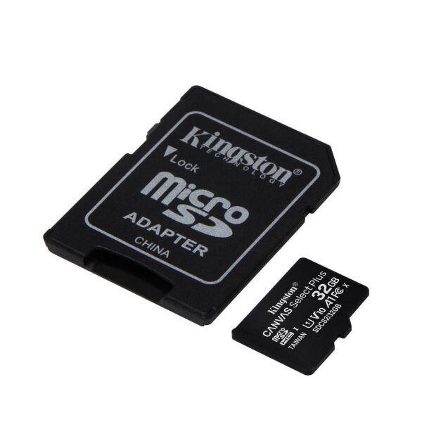 Kingston 32GB microSDHC Canvas Select Plus 100R A1 C10 Card + Adapter 32GB/SDCS2