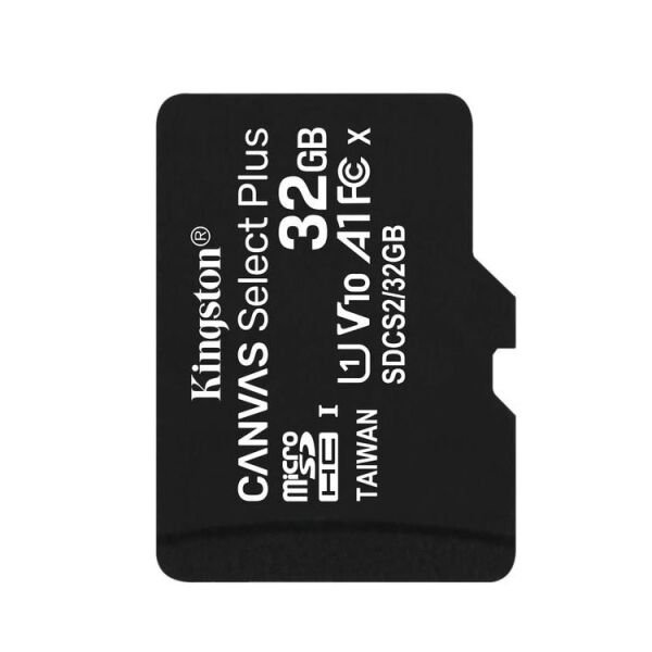 Kingston 32GB microSDHC Canvas Select Plus 100R A1 C10 Card + Adapter 32GB/SDCS2