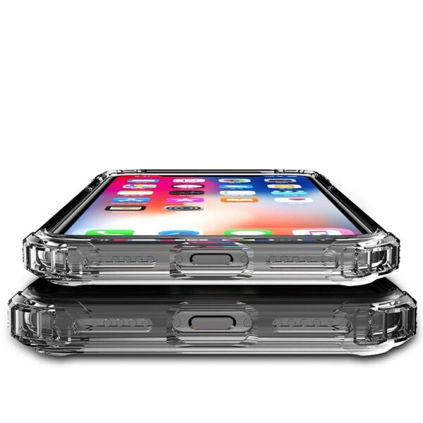 Blogy iPhone 8 Plus / 7 Plus ile Uyumlu Crystal Fit Kılıf Smoke Black