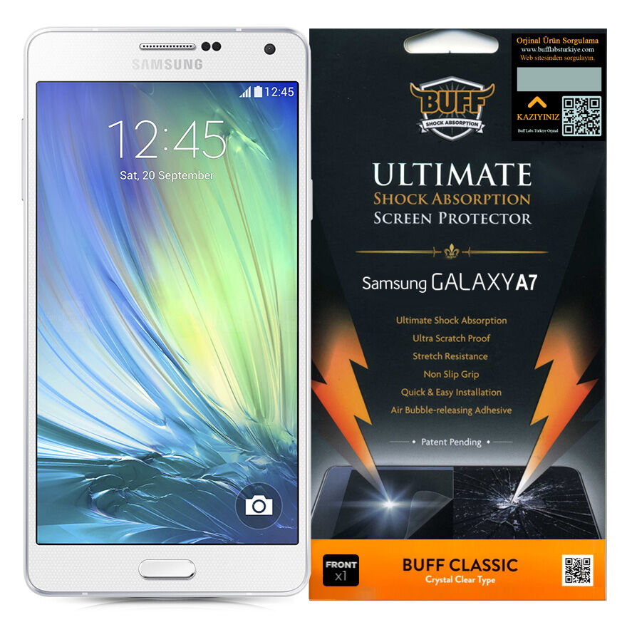 Buff Galaxy A7 ile Uyumlu Darbe Emici Ekran Koruyucu Film
