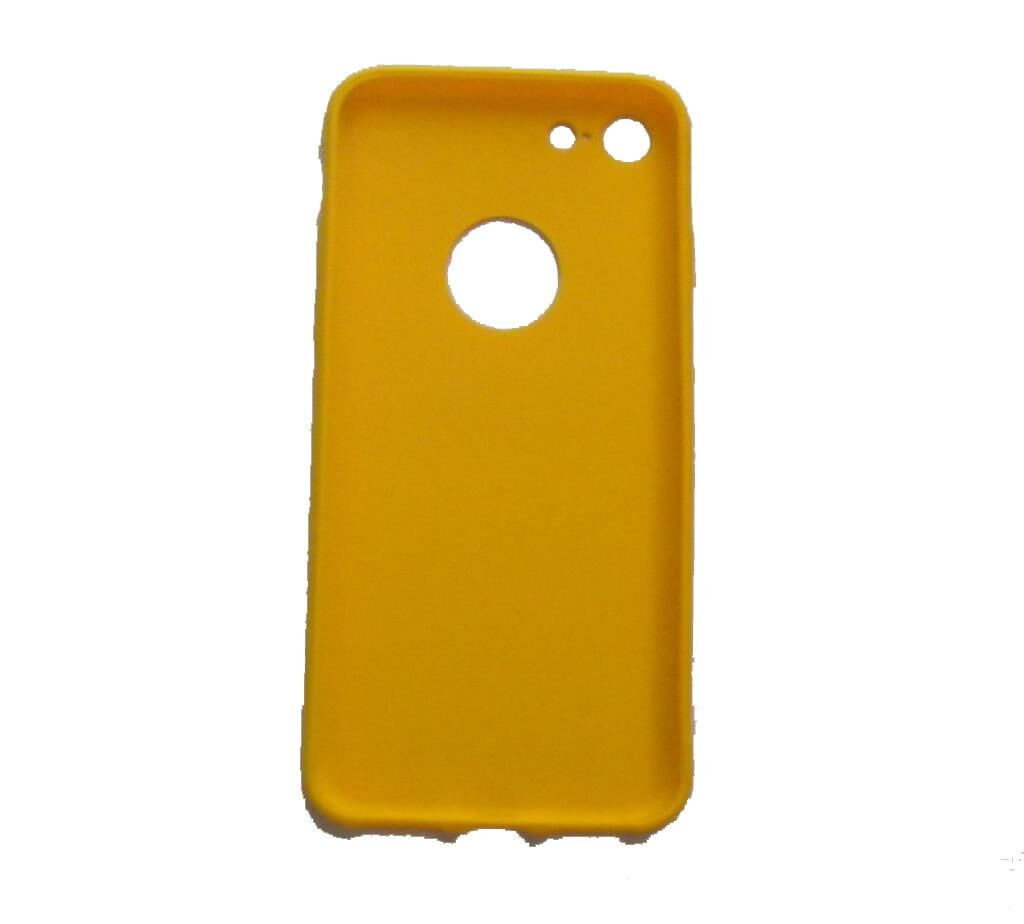 Jopus iPhone 7 ile Uyumlu Soft Oil Silikon Kılıf Sarı JS-108