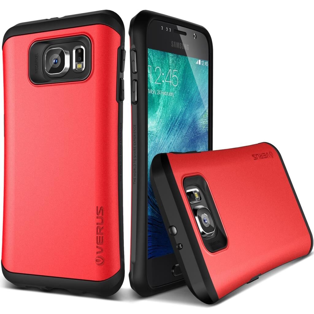 Verus Galaxy S6 ile Uyumlu Case Thor Kılıf HARD DROP Red