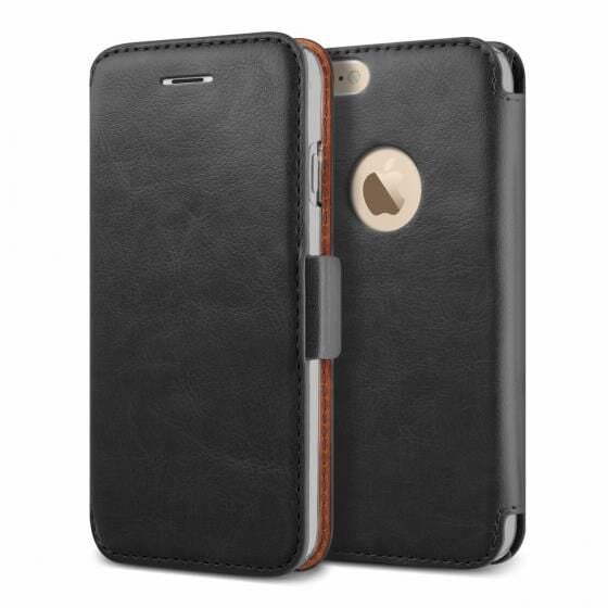 Verus iPhone 6 Plus ile Uyumlu Case Dandy Klop Diary Series Kılıf Black