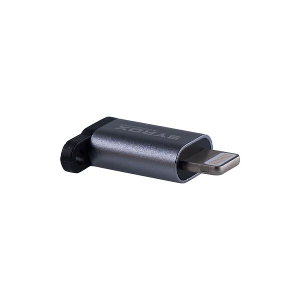 Syrox Lightning Micro USB Dönüştürücü DT15 Gümüş