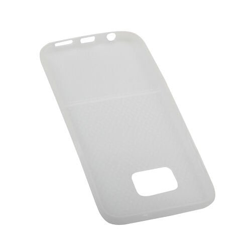 Galaxy S7 ile Uyumlu Kılıf Desenli Silikon Beyaz