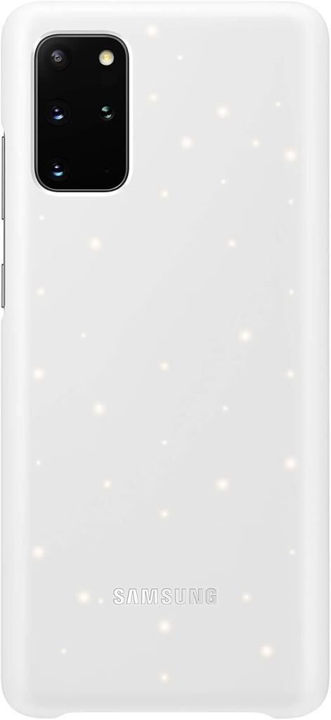 Galaxy S20 Plus ile Uyumlu LED Kılıf Beyaz EF-KG985CWEGTR