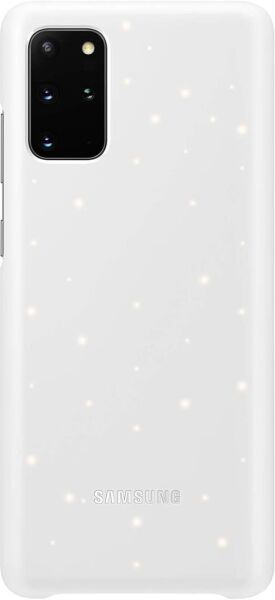 Galaxy S20 Plus ile Uyumlu LED Kılıf Beyaz EF-KG985CWEGTR