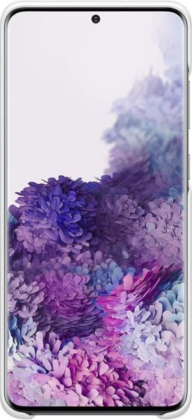 Galaxy S20 Plus ile Uyumlu LED Kılıf Beyaz EF-KG985CWEGTR