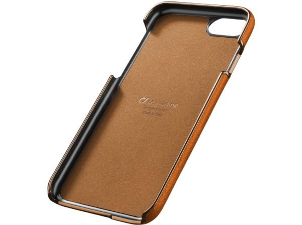 Cellular Line iPhone 7/8 ile Uyumlu Lüx Deri Kılıf Kahverengi