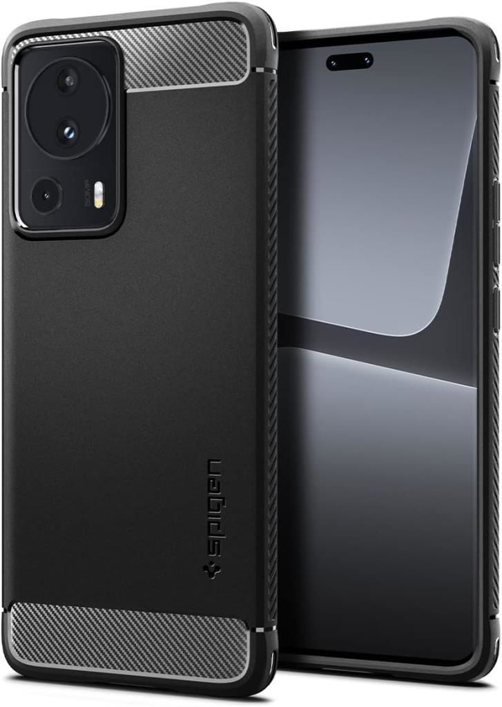 Spigen 13 Lite ile Uyumlu Kılıf Rugged Armor Matte Black