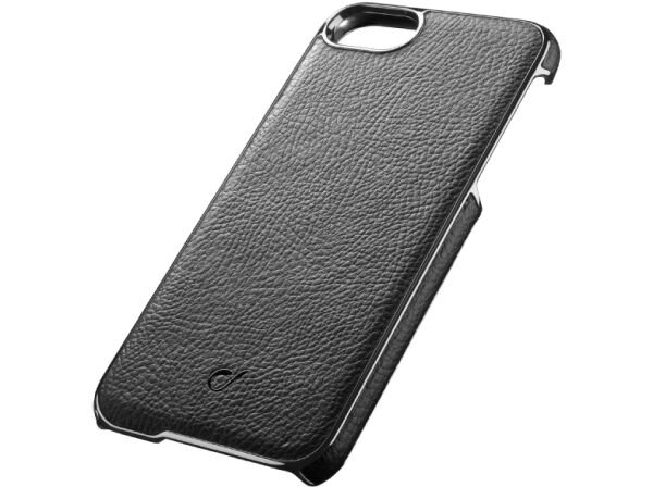 Cellular Line iPhone 7/8 ile Uyumlu Lüx Deri Kılıf Siyah