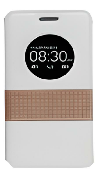 Simex Zenfone 5 ile Uyumlu Pencereli Standlı Kılıf Beyaz